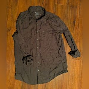 American Eagle Green Casual Button Up SZ XLT